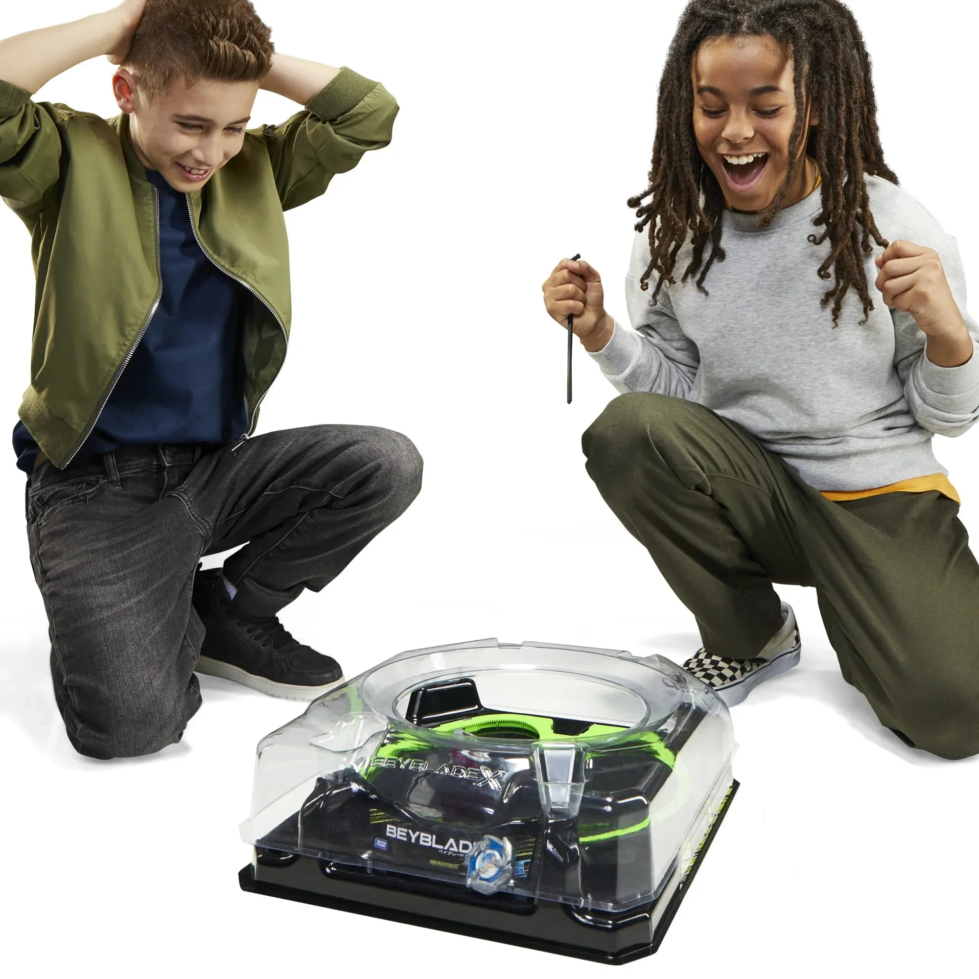 Beyblade X Xtreme Battle Set, Arena Stadium, 2 Takara Tomy Battling Top Sets, Christmas Gifts, 8 