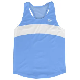 Blue Carolina And White Running Track Tops Made In USA