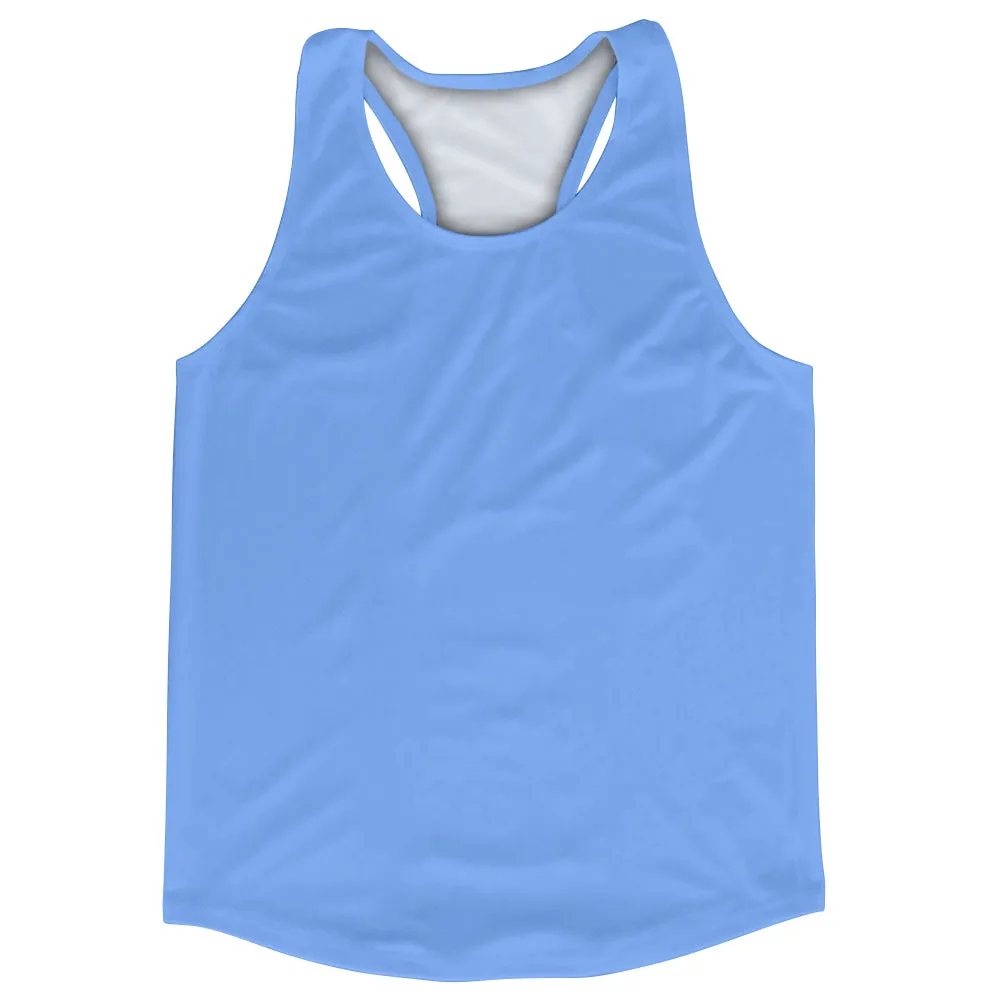 Blue Carolina Blank No Ultras Brand Logo Running Track Tops Made In USA