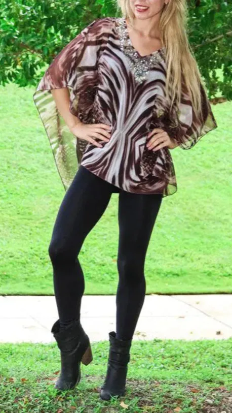 Casual Caftan Tops for Island Wear and Beach Wear