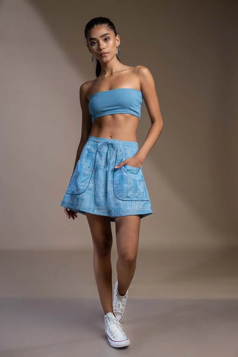 Mamicha Babylon Blue Skirt