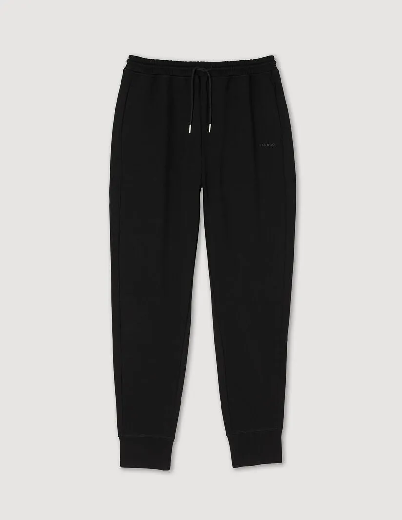 New Relax Knitted Jogging Bottoms Black