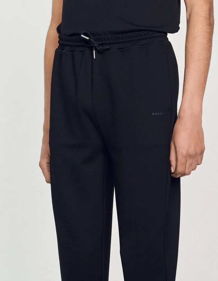 New Relax Knitted Jogging Bottoms Black