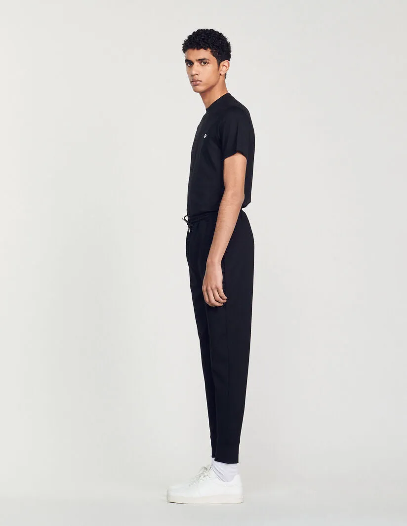 New Relax Knitted Jogging Bottoms Black