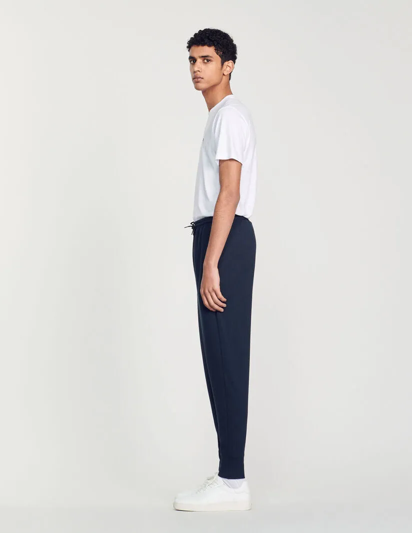 New Relax Knitted Jogging Bottoms Navy Blue