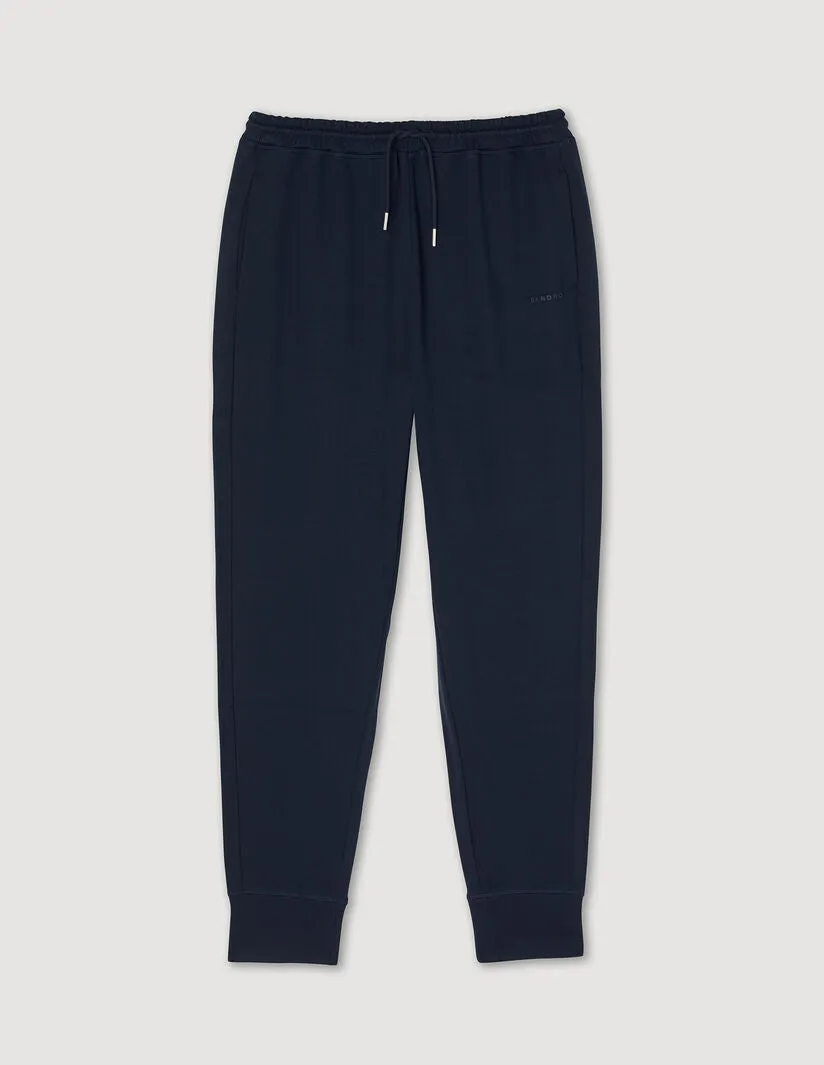 New Relax Knitted Jogging Bottoms Navy Blue