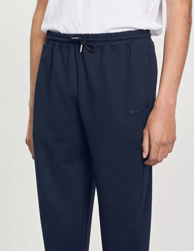 New Relax Knitted Jogging Bottoms Navy Blue