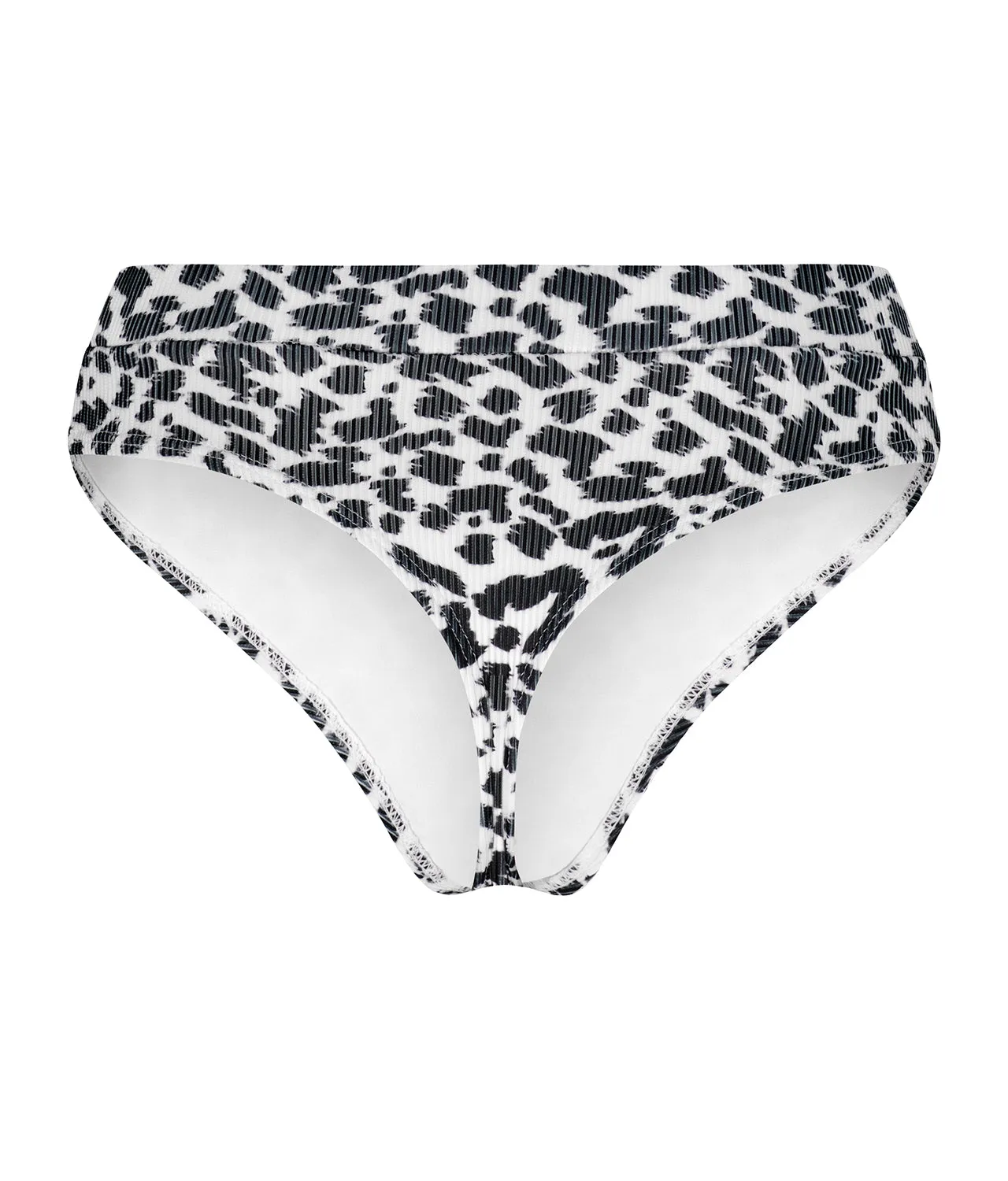Noir bottoms - ribbed - leopard