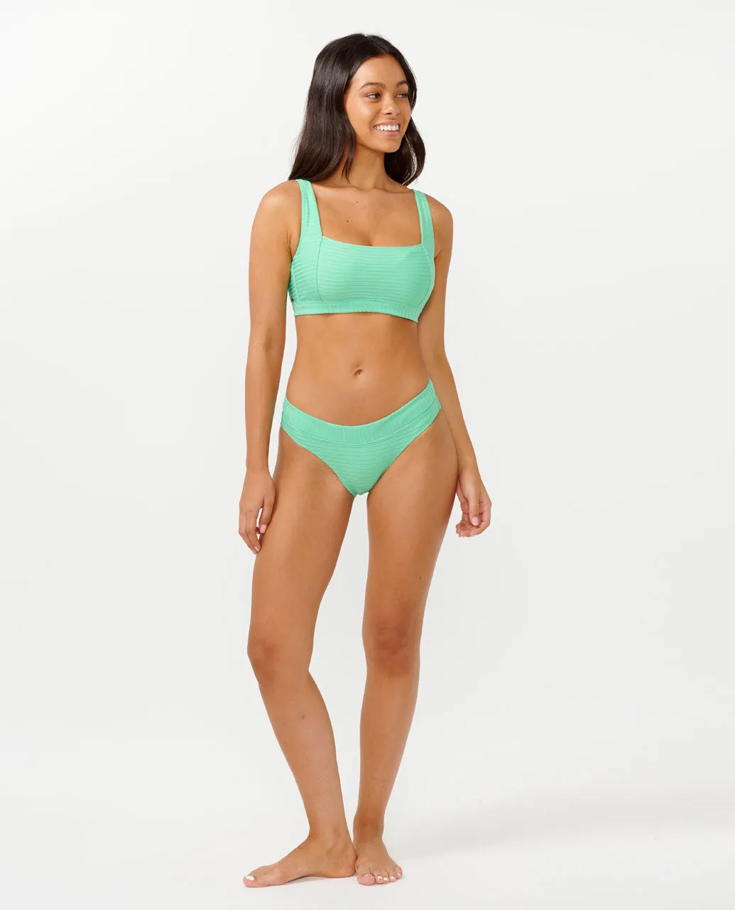 Premium Surf Full Coverage Bikini Bottoms - Aqua