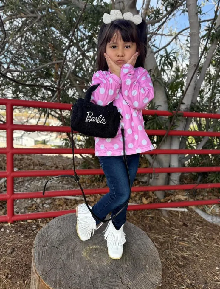 Pullover Top ~ Pink Polka Dots