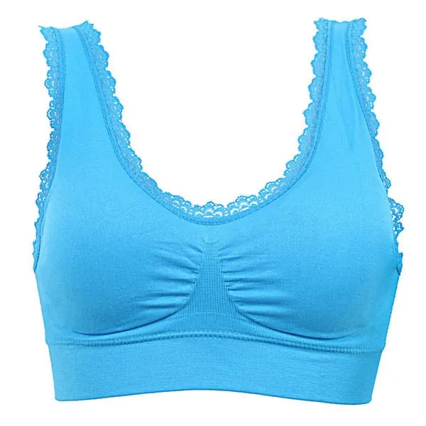 Seamless Bra Breathable Women Seamless Fitness Lace Bra Tops