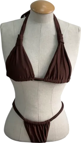 somerfield swim Brown Positano Top & Bottoms Bikini Set UK S
