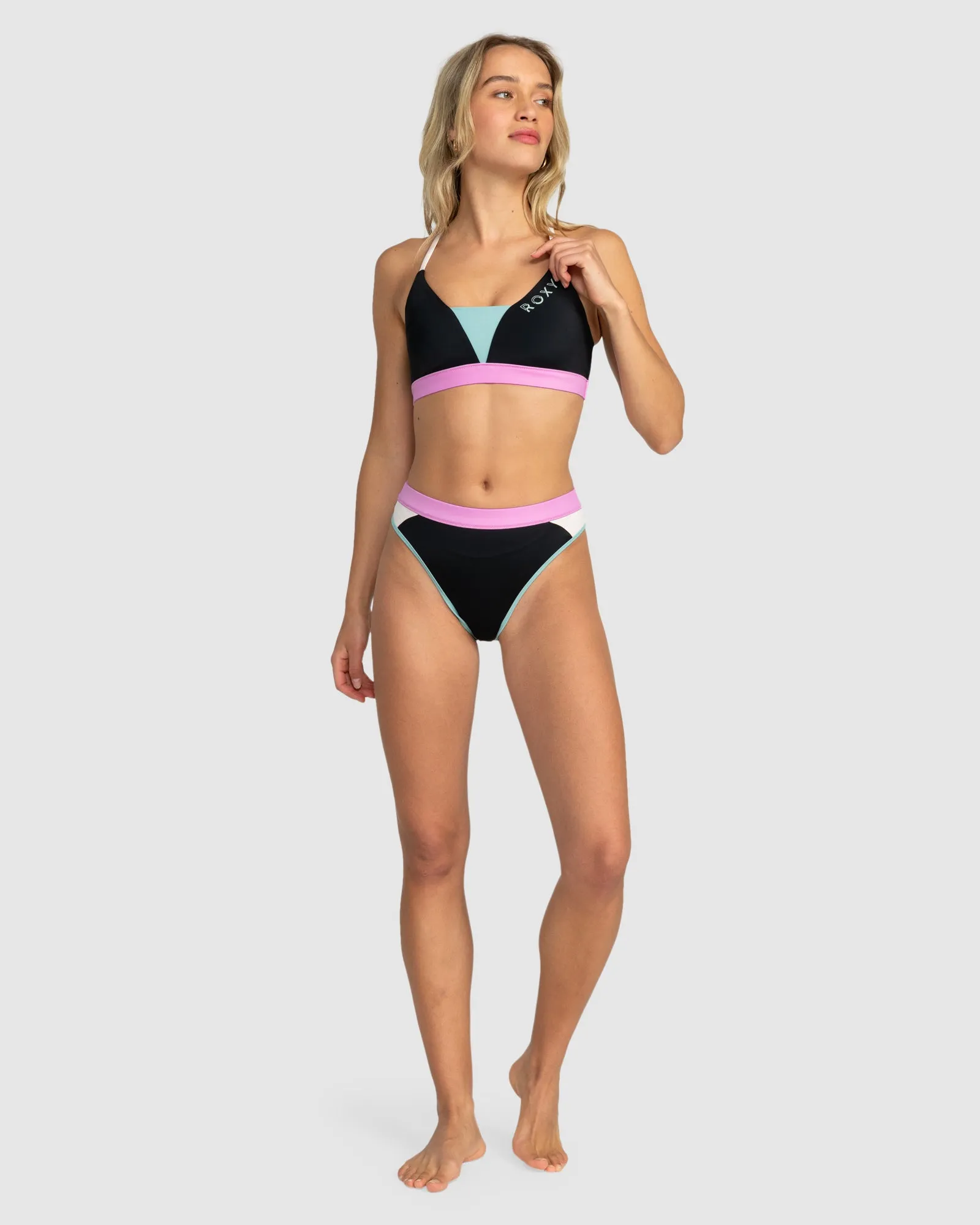 Womens Roxy Active Midwaist Bikini Bottom